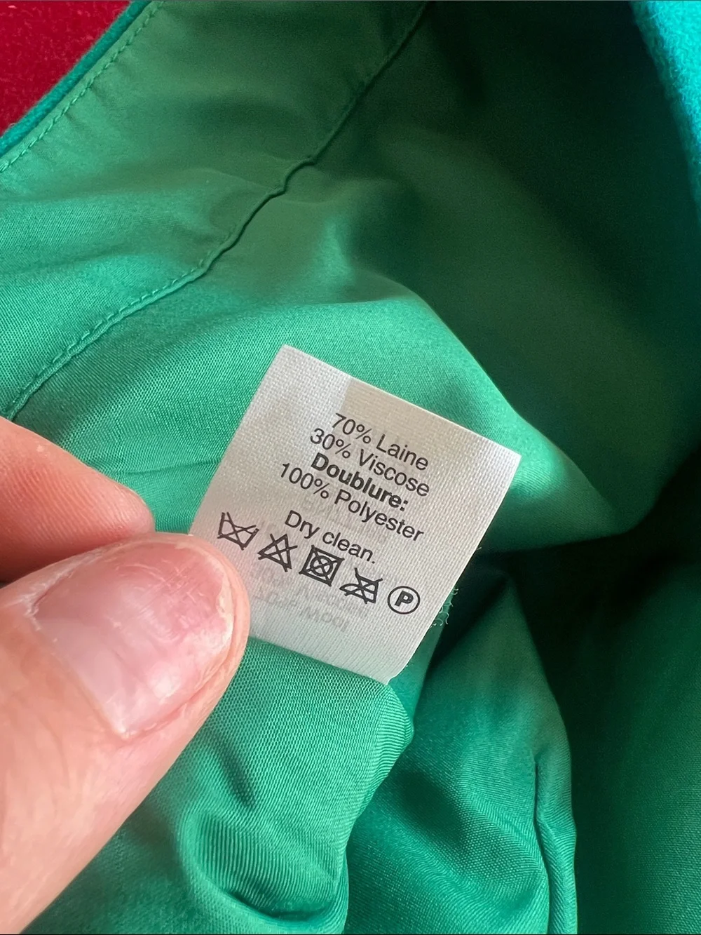 J. Crew Teal Wool Pencil Skirt